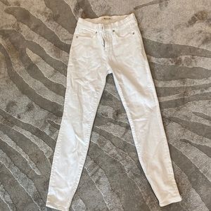 Madewell 9” high rise skinny jeans
